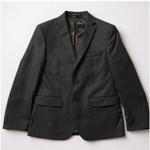 Lauren Ralph Lauren Boys Black Windowpane Plaid Blazer Jacket 16R